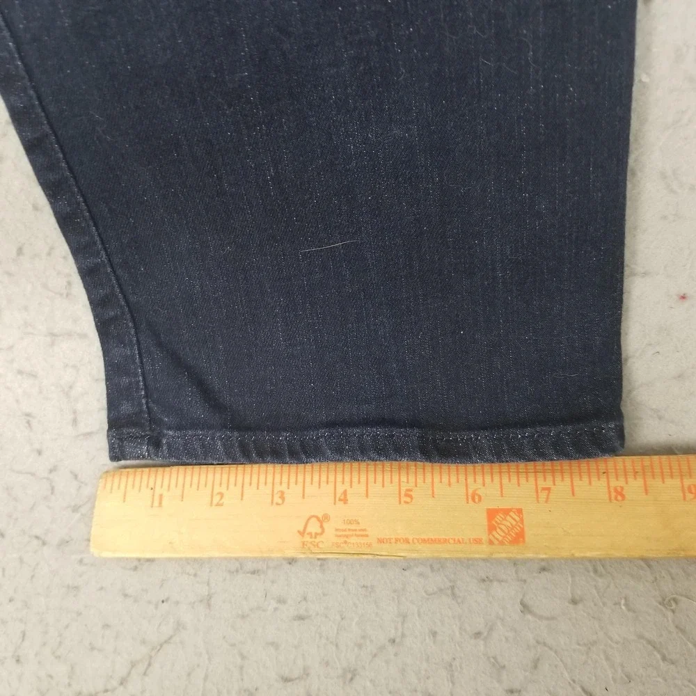 Polo Ralph Lauren Jeans Mens 40x30 Blue Dark Wash Straight Stretch Denim Pants
